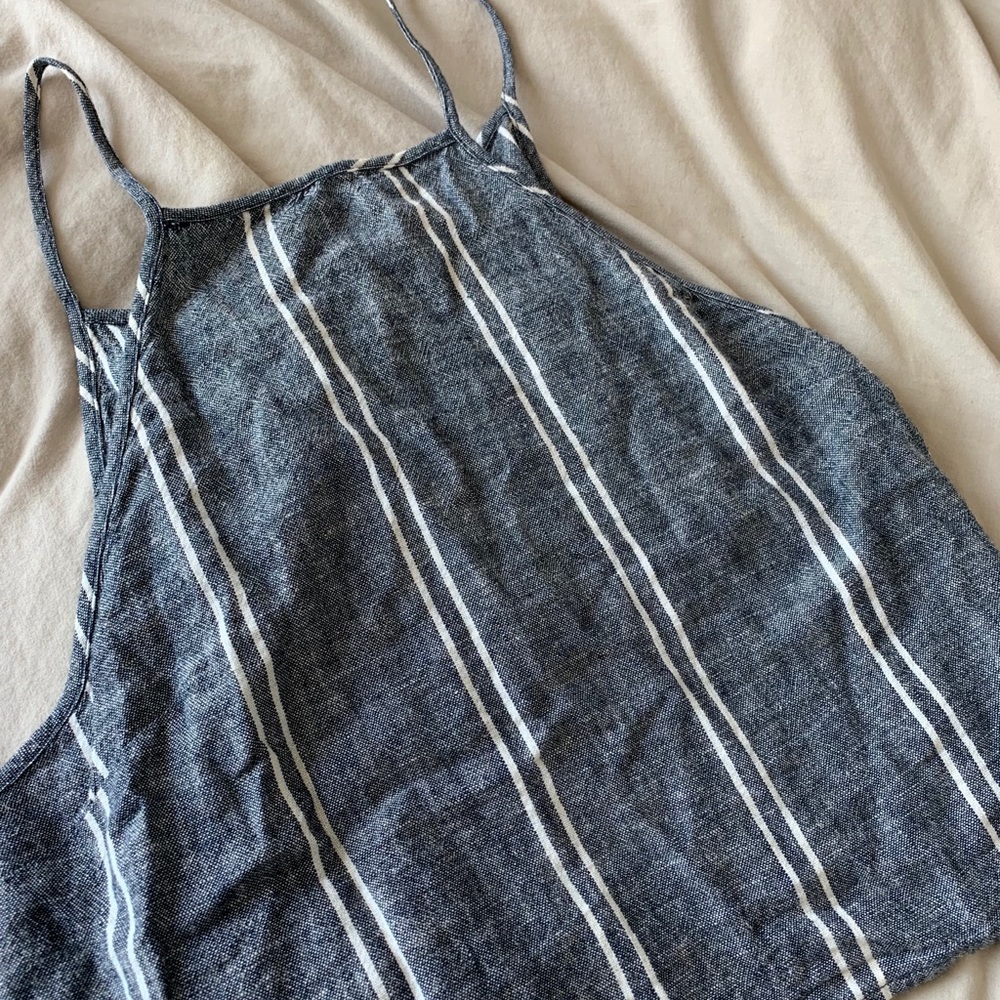 NORDSTROM Tie Back Crop Top
